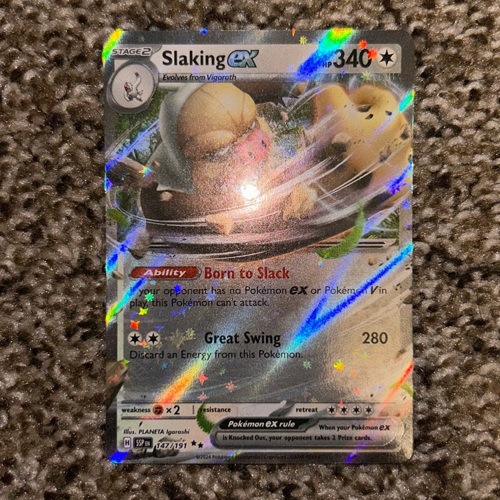 Pokemon card slaking ex